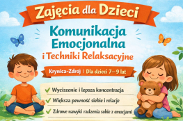 Krynica-Zdrój Wydarzenie Nauka i Edukacja NOWOŚĆ - Warsztaty dla dzieci - Emocje - Komunikac